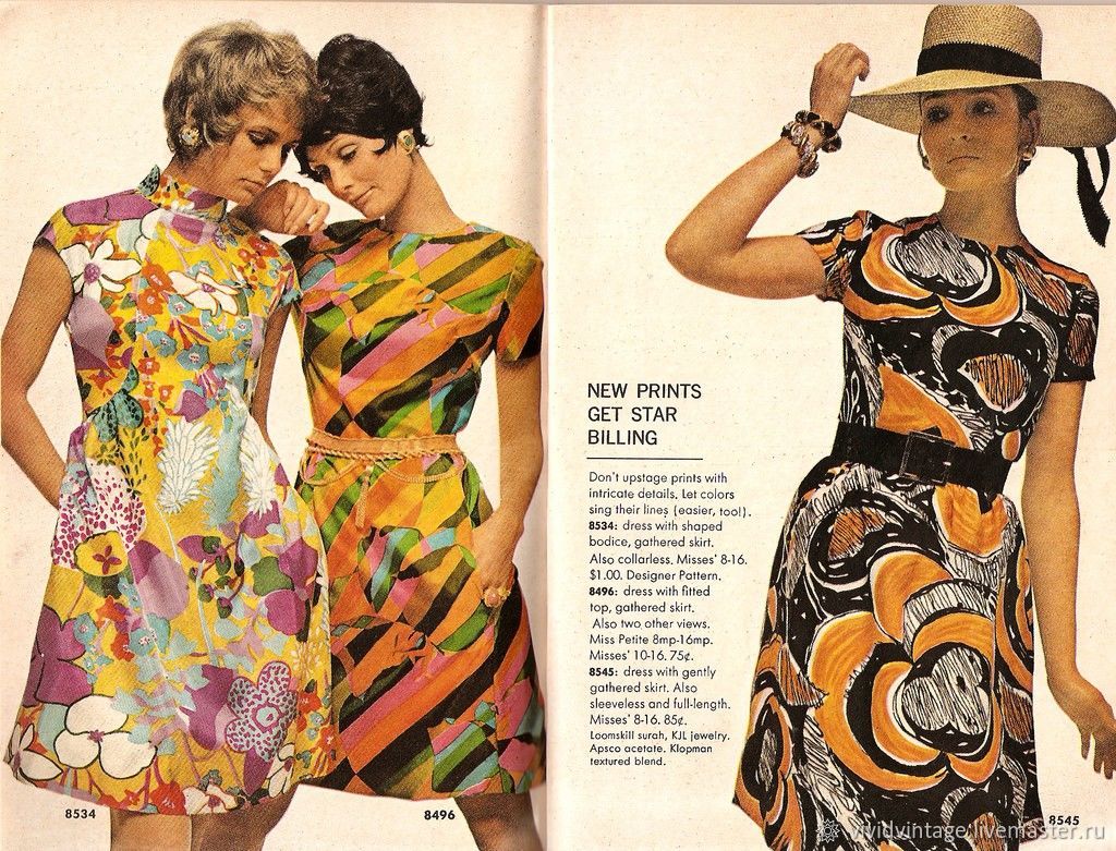 Модели платьев из журналов