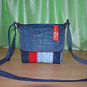 Сумки и аксессуары handmade. Livemaster - original item Shoulder Bag: Denim Summer. Handmade.