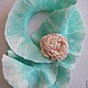Шарф валяный Мятный бриз, Шарфы, Новокузнецк,  Фото №1