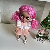 Куклы и игрушки handmade. Livemaster - original item Jumpsuit for Blythe doll knitted. Handmade.