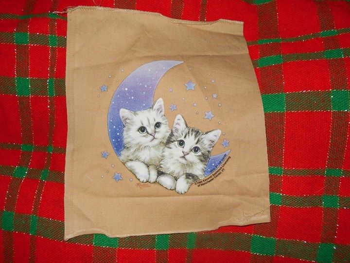 пример печати на недорогую хлорковую ткань