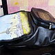 Backpack leather women with painted to order for Mira.Salvador Dali.Slo. Classic Bag. Innela- авторские кожаные сумки на заказ.. My Livemaster. Фото №5