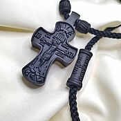 Крестик: Спас Нерукотворный с молитвой Креста