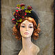 Hat rim 'Red roses', Hats1, Moscow,  Фото №1