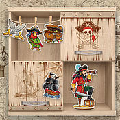 Для дома и интерьера handmade. Livemaster - original item Toys: Pirate island, collection. Handmade.