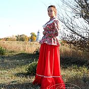 Русский стиль handmade. Livemaster - original item Cossack women`s costume