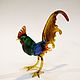 Interior sculpture of colored glass Rooster egory. Figurines. In Glass. Online shopping on My Livemaster.  Фото №2