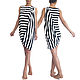 POSH striped asymmetric tunic dress sleeveless draped, Dresses, Sofia,  Фото №1