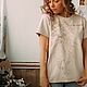 Order T-shirt painting Drawings on T-shirts Venus Botticelli. nataliadenimart. Livemaster. . T-shirts Фото №3