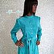 Заказать Платье из микровельвета "Solange" Sea breeze. Little___dress. Ярмарка Мастеров. . Платья Фото №3