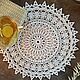 Table Decor crochet napkin ( D 30cm ). Doilies. irsicrochet. Online shopping on My Livemaster.  Фото №2