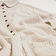 White cardigan with pockets jacket knitted raglan No. №22. Cardigans. SolarisArtis. My Livemaster. Фото №4