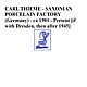 Винтаж: Carl Thime Potschappel тарелка 1901 г. Сервизы винтажные. Isis999 скидок нет!. Ярмарка Мастеров.  Фото №5