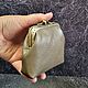 Кошелек с двойным фермуаром Кофе с молоком. Кошельки. Елена     Gudi.bags. Интернет-магазин Ярмарка Мастеров.  Фото №2