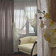 The curtains in the bedroom linen Bouquet de lin, Curtains1, Moscow,  Фото №1