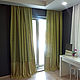 Mustard curtains with a geometric print. Curtains1. Designer-Mart (designer-mart). My Livemaster. Фото №4