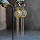 Congo earrings with pendants. Earrings. Solanda. My Livemaster. Фото №5