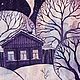 Набор авторских новогодних открыток.  Авторская иллюстрация. Открытки. Татиана. Интернет-магазин Ярмарка Мастеров.  Фото №2