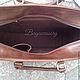 Order Briefcase made of genuine leather. Mad Cat. Livemaster. . Brief case Фото №3