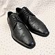 Men's derby shoes, made of genuine ostrich leather. Derby. SHOES&BAGS. My Livemaster. Фото №5