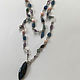 Necklace with amethyst, kyanite and labrador. Necklace. Sonia Dov jewellery. My Livemaster. Фото №6