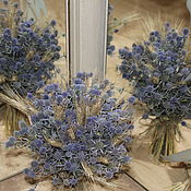 Цветы и флористика handmade. Livemaster - original item Bouquets of blueberry (Thistle) in the assortment. Handmade.