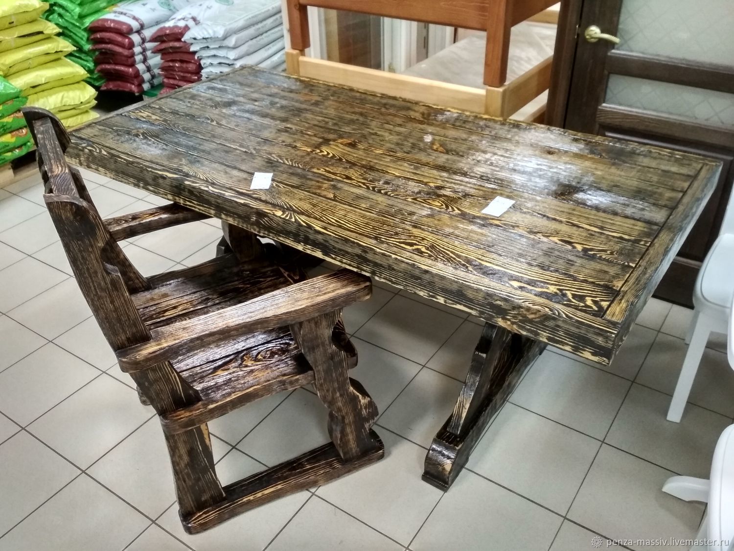 мебель из состаренной древесины