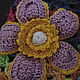 BEANIE for girl 'Flower Paradise' knitted summer. Caps. Gala Devi (crochet design). My Livemaster. Фото №6