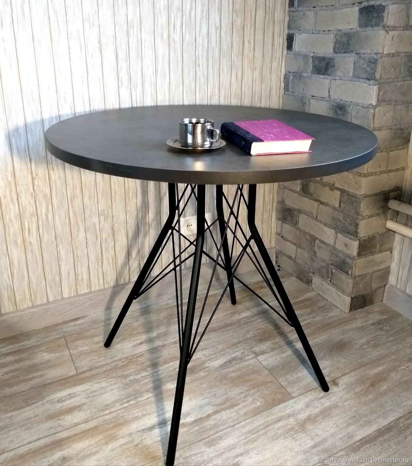 Круглый стол на кухню диаметр 80 см