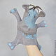 Hippo. Glove puppet. Bi-BA-Bo. Puppet show. Taya Kart. Online shopping on My Livemaster.  Фото №2