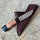 Knife 'Sherwood' 95h18 birch bark hornbeam. Knives. Artesaos e Fortuna. My Livemaster. Фото №6