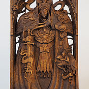 Рыцарь, статуэтка из дерева (миниатюра)