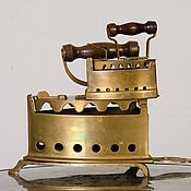Настольная лампа «МОНА» цельный мрамор бронза абажур прошлый век