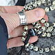 Buddhist Rosary of Jasper Mala with Chong Ji, Silver, Guardian Knot, Rosary, Pereslavl-Zalesskij,  Фото №1