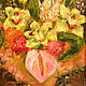 Oil painting ' Flowers '. Pictures. Picture&miniature lacquer painting. My Livemaster. Фото №5