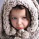 Вязаная шапка-капюшон «Bunny». Капюшоны. NewRareRu.Knitting (Вера). Ярмарка Мастеров.  Фото №4