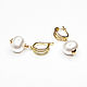 Natural Pearl Earrings, Gold Pearl Earrings 2024. Earrings. Irina Moro. My Livemaster. Фото №4