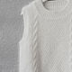Заказать Жилет пушистый (пух норки) детский с люрексом, р. 110-116. VA kids knitwear. Ярмарка Мастеров. . Жилет Фото №3
