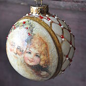 Сувениры и подарки handmade. Livemaster - original item Christmas decorations: Meeting with Santa Claus. Handmade.