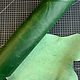Понте вакс 1.4 - deep green. Пола ponte wax растительного дубления, Кожа, Белгород,  Фото №1