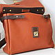 Leather briefcase. Messenger Bag. Densefog. My Livemaster. Фото №5