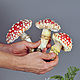 Sculpture realistic mushrooms fly agaric. Figurines. Sevillsia art. Online shopping on My Livemaster.  Фото №2