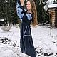 Русская вышиванка "Морозная ночь". Платья. Руслана Козуля. Ярмарка Мастеров.  Фото №5