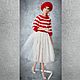 Аутфит для кукол ИТ и Барби "Николь". Одежда для кукол. Tasha Dolls. Ярмарка Мастеров.  Фото №4