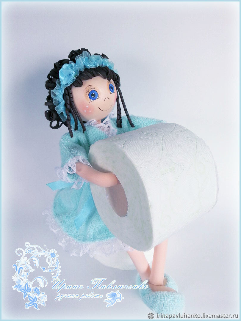Doll toilet paper holder заказать на Ярмарке Мастеров Куклы и пупсы, Angarsk
