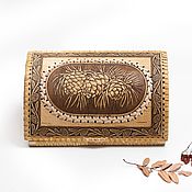 Для дома и интерьера handmade. Livemaster - original item Bread box made of birch bark for 1 loaf 
