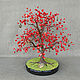 Coral tree 'Horseshoes for happiness' - a gift for a coral wedding. Bonsai. World of creativity. My Livemaster. Фото №5