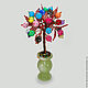 Colored wood bead. Trees. irina-taranenko. Online shopping on My Livemaster.  Фото №2