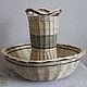 Order Fruit bowl braided ' Original'. Elena Shitova - basket weaving. Livemaster. . Candy Dishes Фото №3