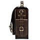 Leather briefcase 'Transformer' (dark brown). Brief case. Russian leather Guild. My Livemaster. Фото №5